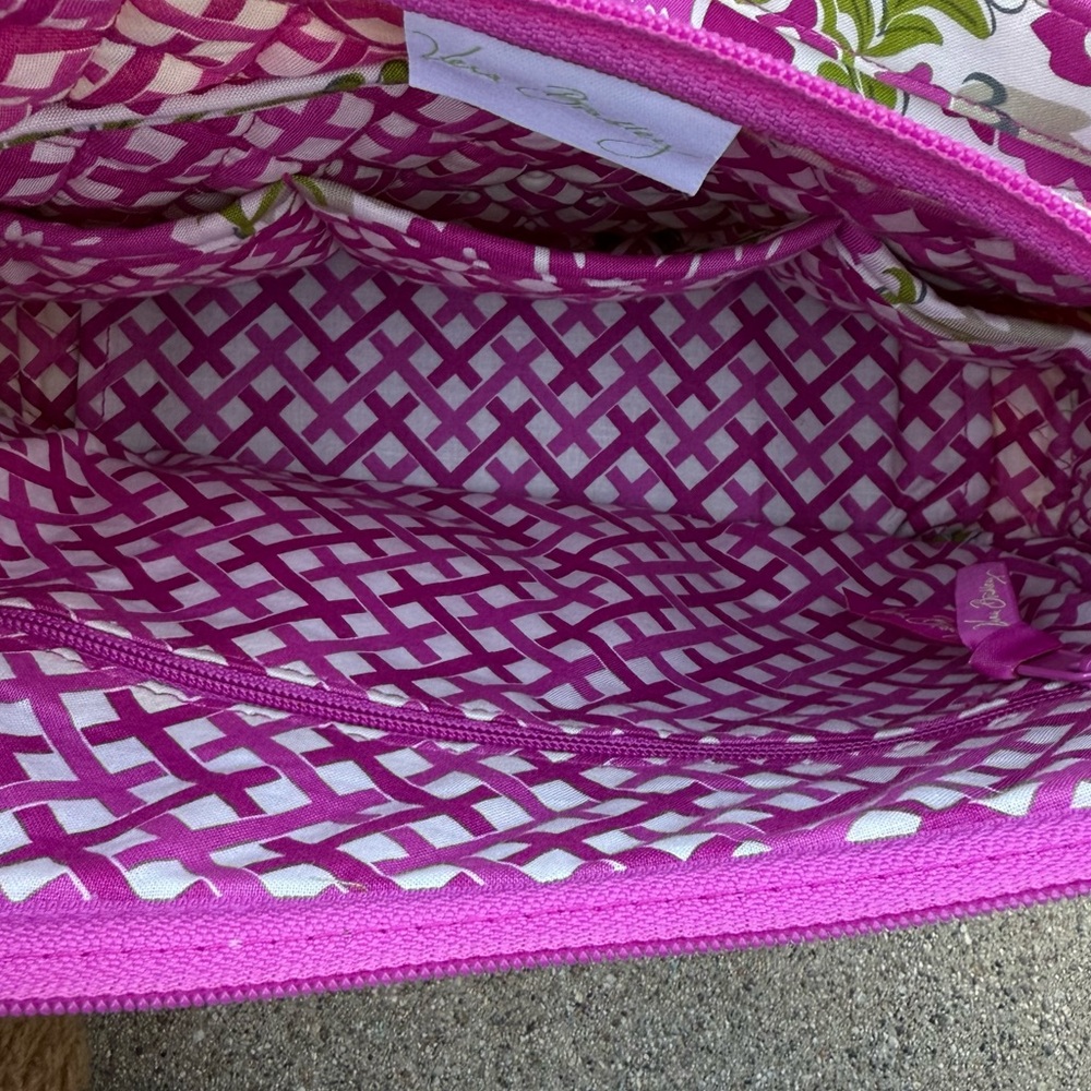Vera Bradley On The Go Crossbody Bag shoulder bag retired Julep Tulip pattern - Picture 2 of 7